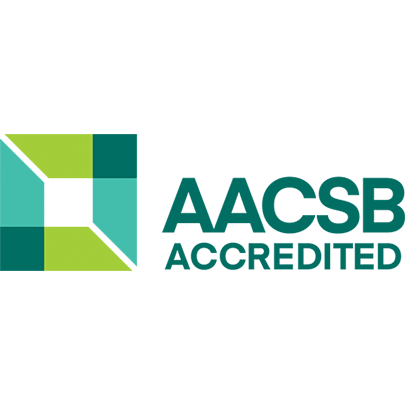 AACSB logo.