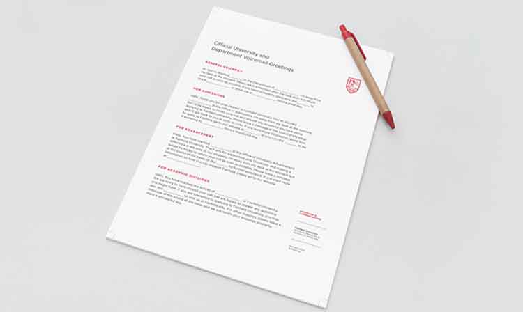 A white paper with a red pen resting on top, symbolizing writing or note-taking.