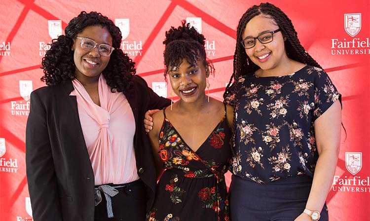 Image of students posing 