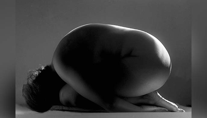 Adger Cowans, Egg Nude, 1958, silver gelatin print.