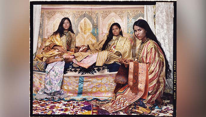 Lalla Essaydi (Moroccan, b. 1956), Harem Revisited #31, 2012, chromogenic print.