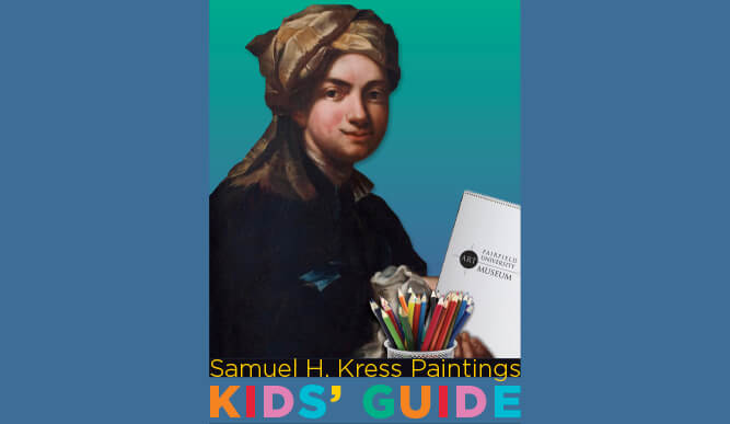 A guide for kids featuring paintings from the Samuel H. Kress collection, showcasing art education and engagement.