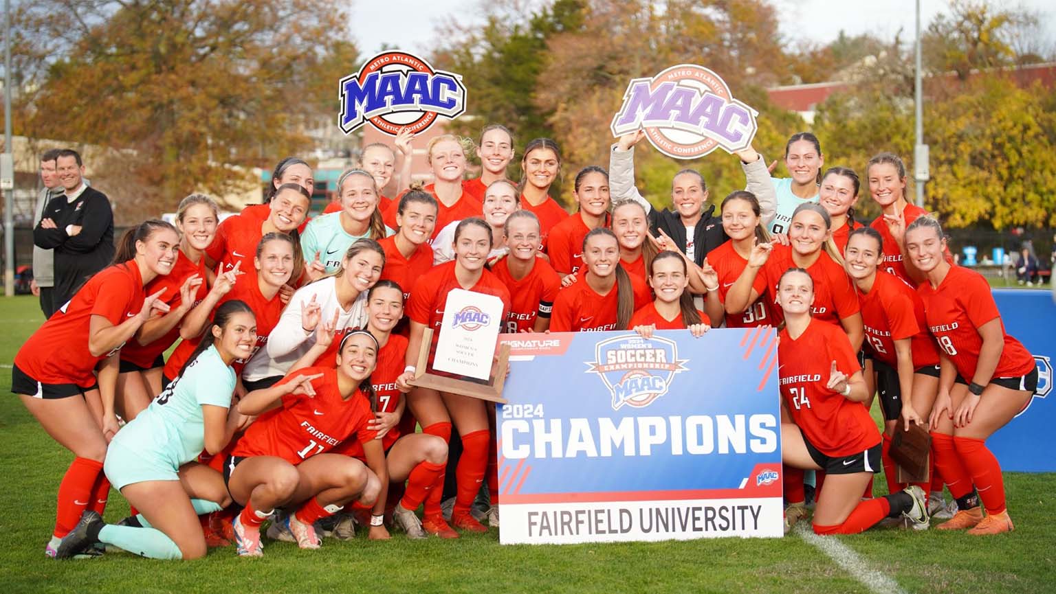 Image of women's soccer players celebrating