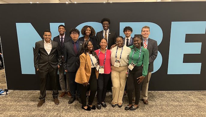 Fairfield students at the NSBE