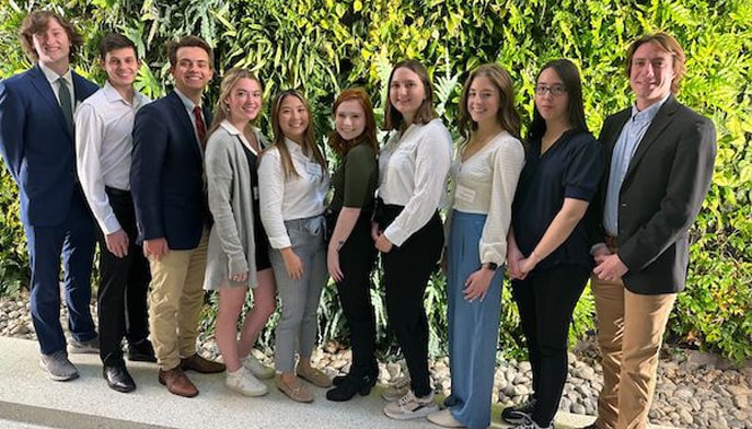 Conor Landry, Alex Hemmat, Dominic Oliveri, Brigid Protzmann, Julia Kilroy, Natalie Crawford, Brianna Duswalt, Cassi Ronan, Stephanie Rodgers, and Robert Dillion.