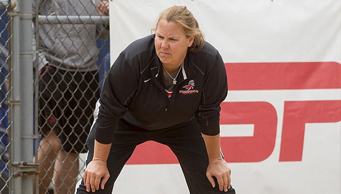 Julie Brzezinski is in her 34th season as a Division I head coach.