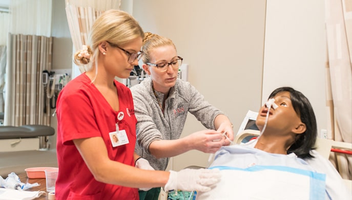 Fairfield nursing students