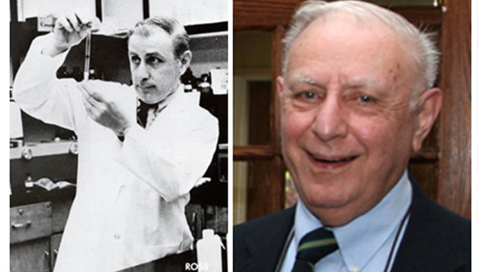 Dr. Ross at two different ages. 