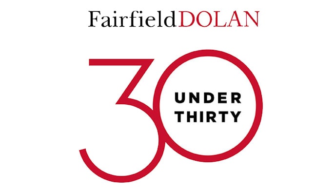 Fairfield Dolan 30 Under 30 graphic element