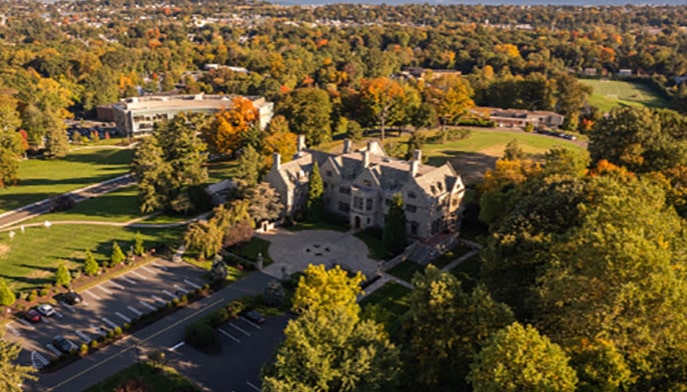 Bellarmine Hall aerial image