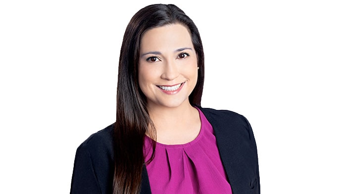 Headshot of Kristina Ruiz-Mesa PhD, associate professor and graduate program director.