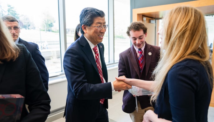 Image of Dean of the Charles F. Dolan School of Business, Zhan Li, DBA