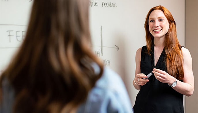 Student and teacher interaction in classroom