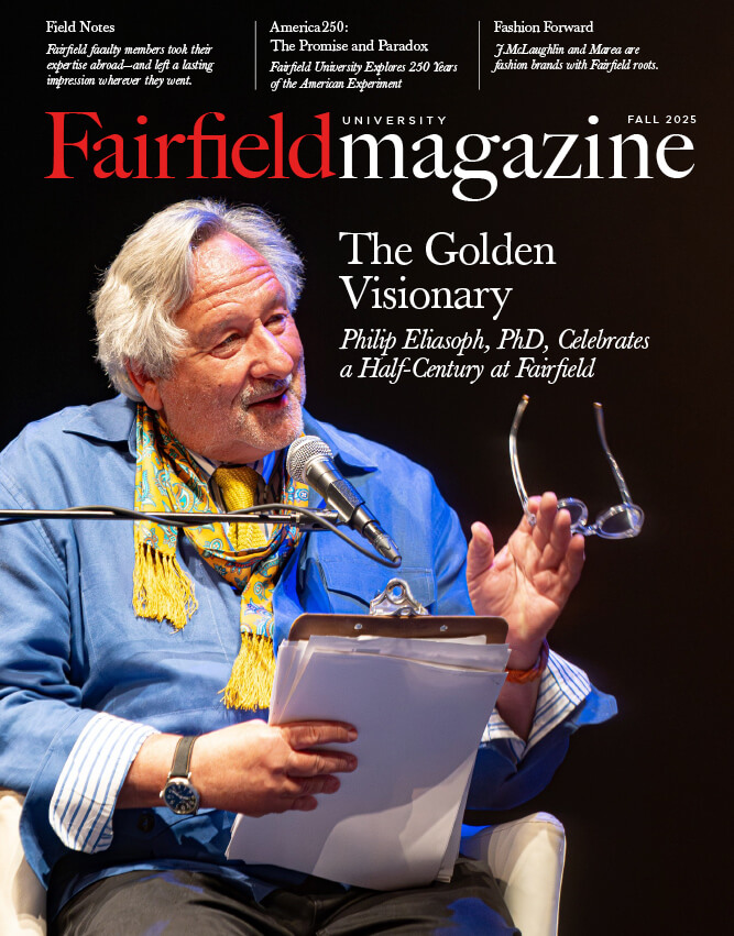 Fairfield University Magazine, Fall 2025 Cover
