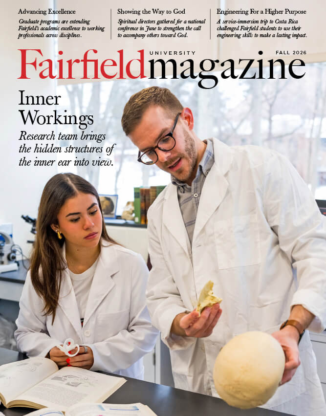 Fairfield University Magazine, Fall 2026 Cover