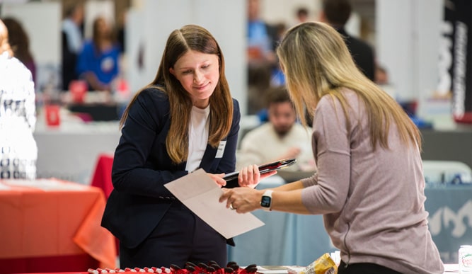 Image of woman receiving Personal Guidance