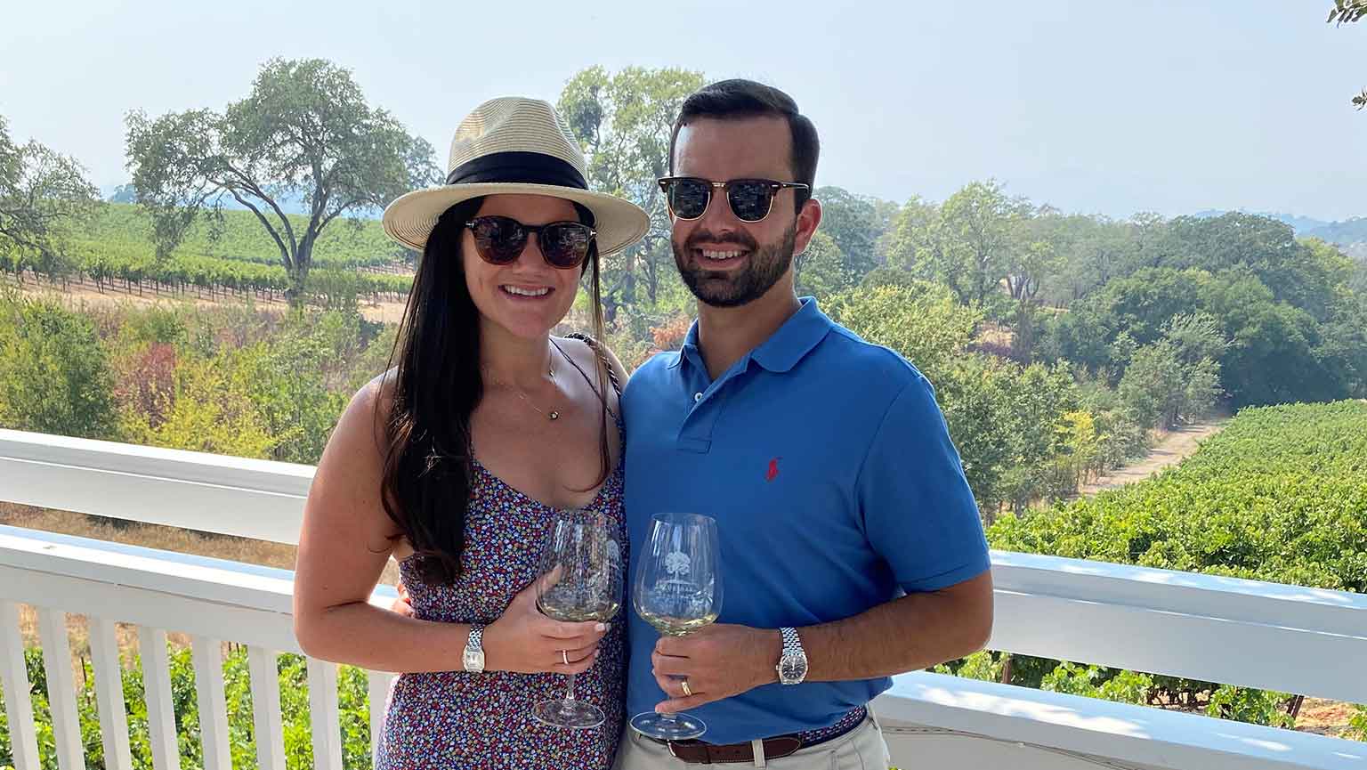 Elizabeth Sauvigne ’14 and Steven Liguori ’09