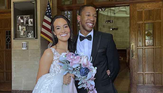 Cristina Spar ’18 and K’Ron Spar ’18