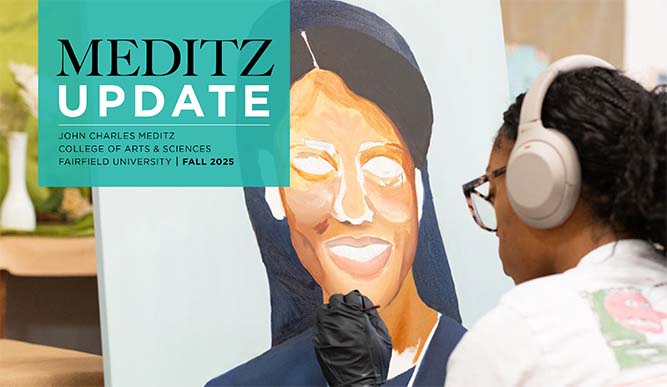 Cover of the Meditz College of Arts and Sciences Update.