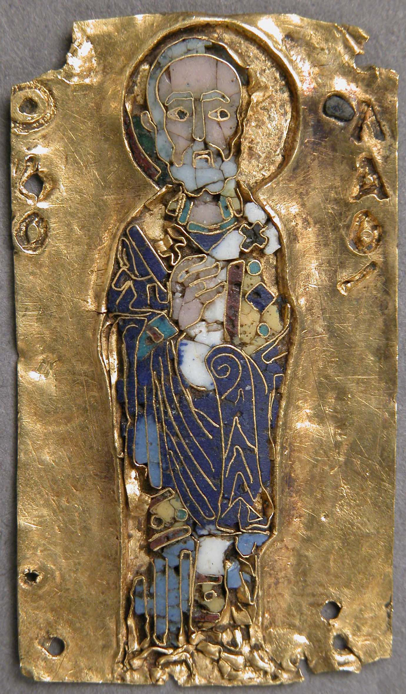 Medallion with St. Nicholas, 11th century Byzantine