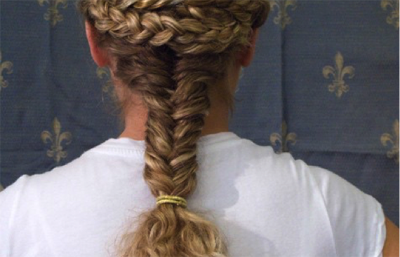 Face-Framing Braids—Recreating a 14th-Century Hairstyle