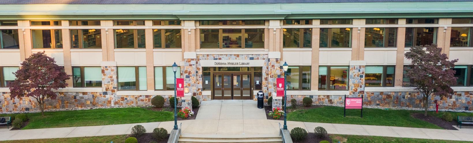 Exterior of DiMenna-Nyselius Library