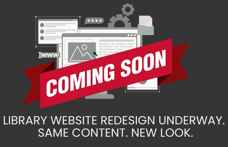 new library website coming soon