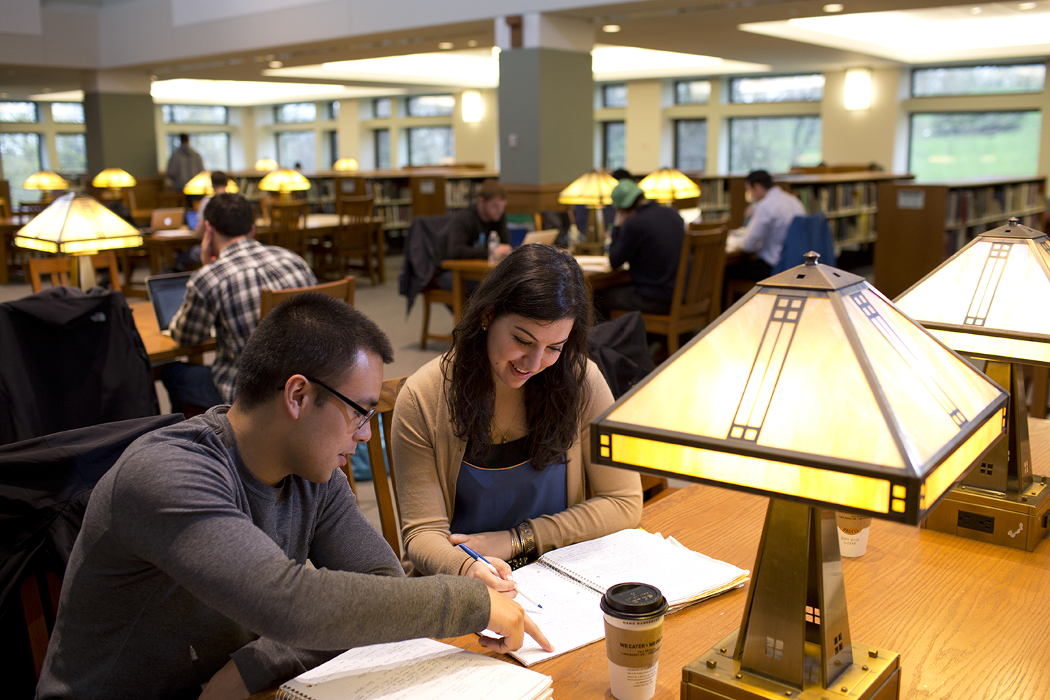 Library study spaces