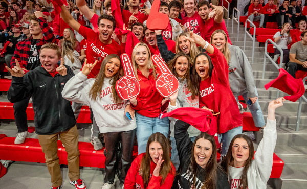 Students filled the stands with spirit for Red Sea Madness.
