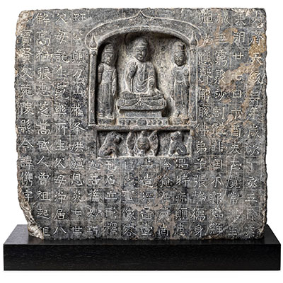 buddhist stele
