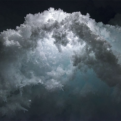 Helen Glazer, Fractal Arch, Erebus Ice Tongue Cave, Antarctica