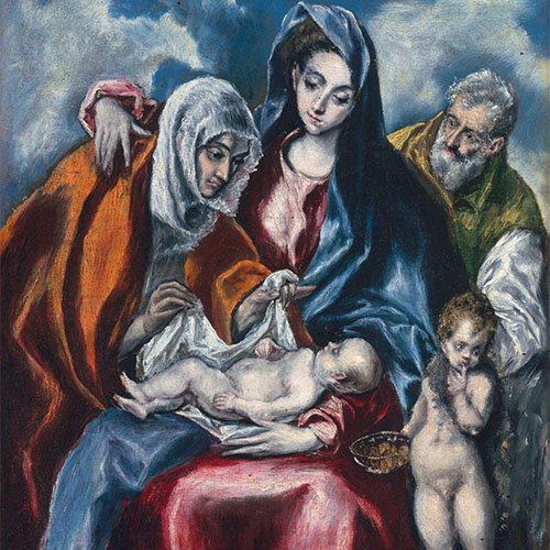 El Greco, The Holy Family with Saint Anne and the Infant John the Baptist