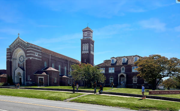 An exterior image of the new Bellarmine Campus provided by Newman Architects