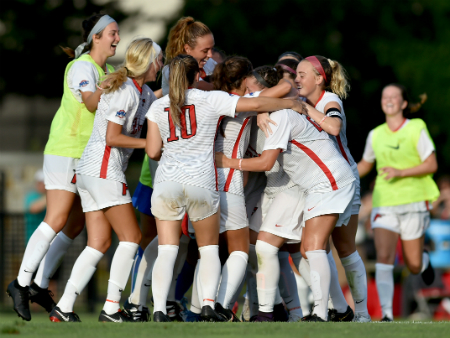 Women's Soccer defeated Colgate, 1-0, on Lessing Field