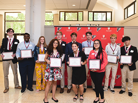 Students from local high schools received recognition  STEM Awards Luncheon