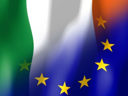 Irish-EU flags