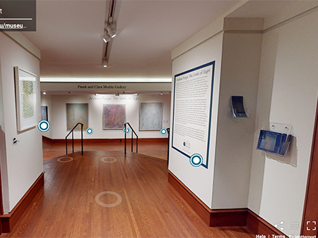 Matterport Virtual Tour of FUAM's Bellarmine Hall Galleries where the Andrew Forge exhibition is on view now through Dec. 19.
