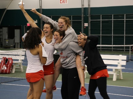 Fairfield Women's Tennis won the 2018-19 MAAC Championship and an NCAA Public Recognition Award