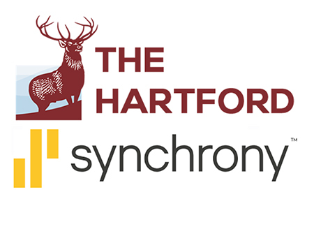 Hartford and Synchrony logos