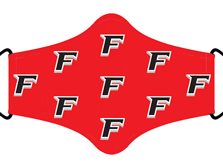 Image of Farifield University-branded face mask