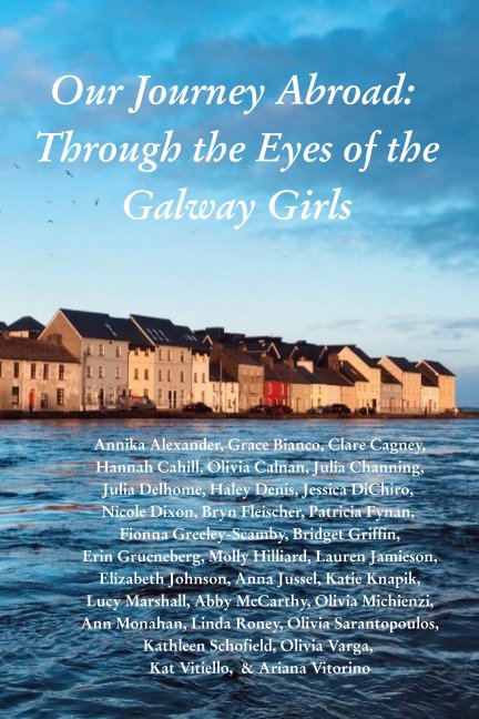 Cover art of the 'Our Journey Abroad: Through the Eyes of the Galway Girls' book