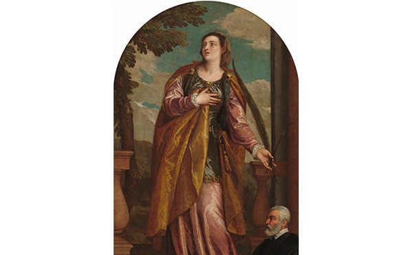 Image of Veronese workshop, Saint Lucy and a Donor 