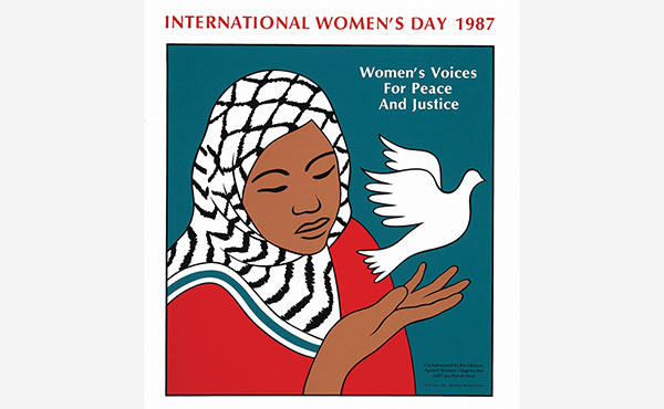 Poster Art: Nancy Hom, International Women's Day, 1987.