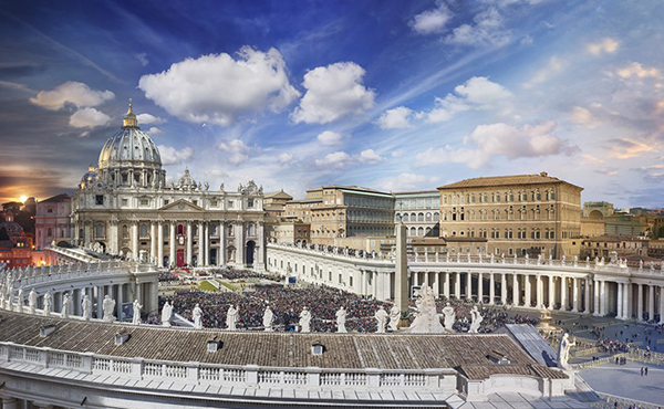 Stephen Wilkes, Easter Mass, Vatican City, Rome, Italy, Day to Night, photo