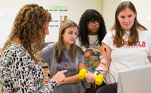 The summer research residency provides opportunities for students to apply knowledge to hands-on projects.